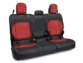 Picture of PRP 2020+ Jeep Gladiator JT Rear Bench Cover with Cloth Interior - Black/Red