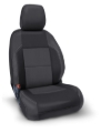 Picture of PRP 2016+ Toyota Tacoma Front Seat Covers with Electric Seat Adjusters (Pair) - Black/Grey