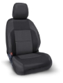 Picture of PRP 2016+ Toyota Tacoma Front Seat Covers with Electric Seat Adjusters (Pair) - Black/Grey