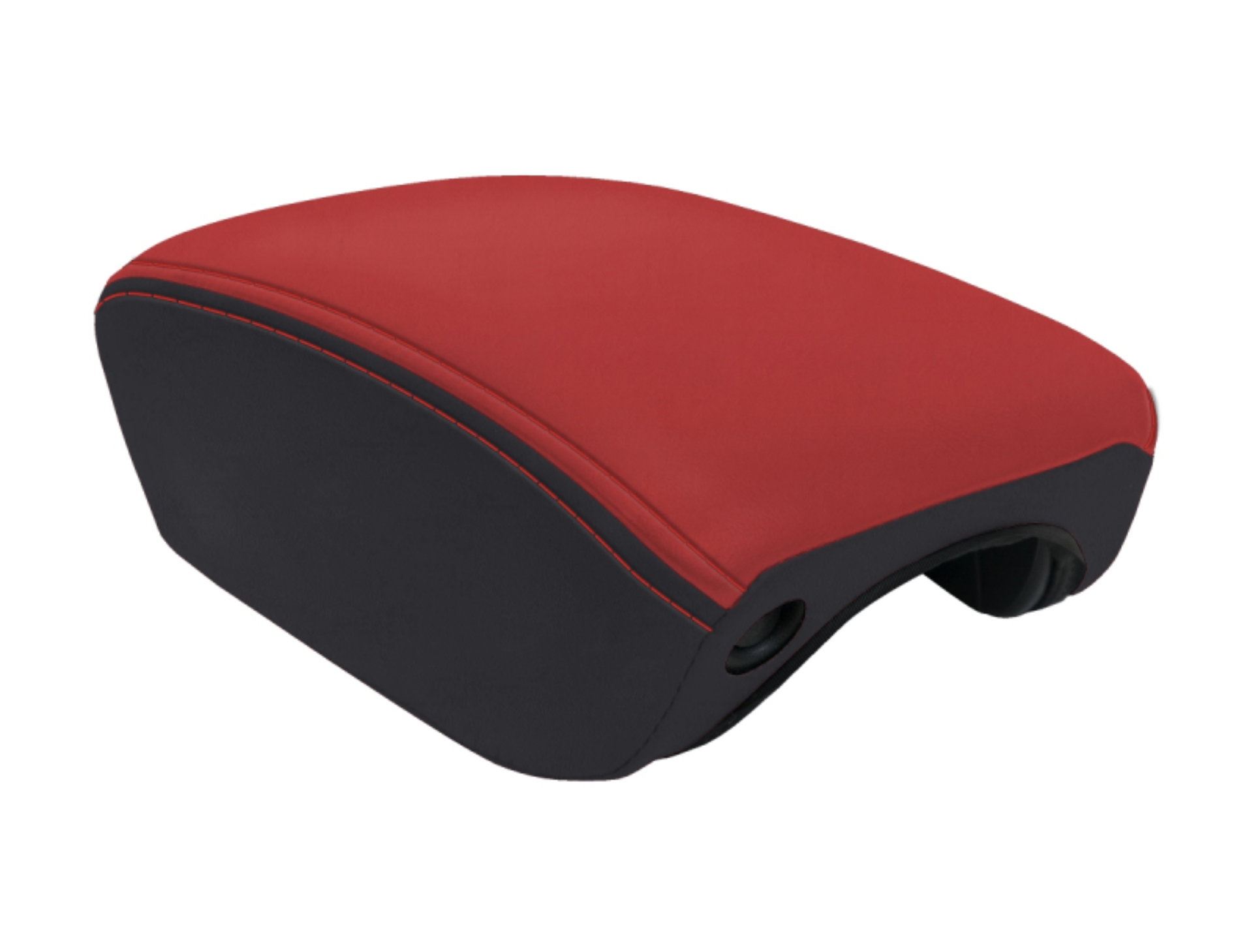 Picture of PRP  2018+ Jeep Wrangler JL / Jeep Gladiator JT Center Console Cover - Black/Red