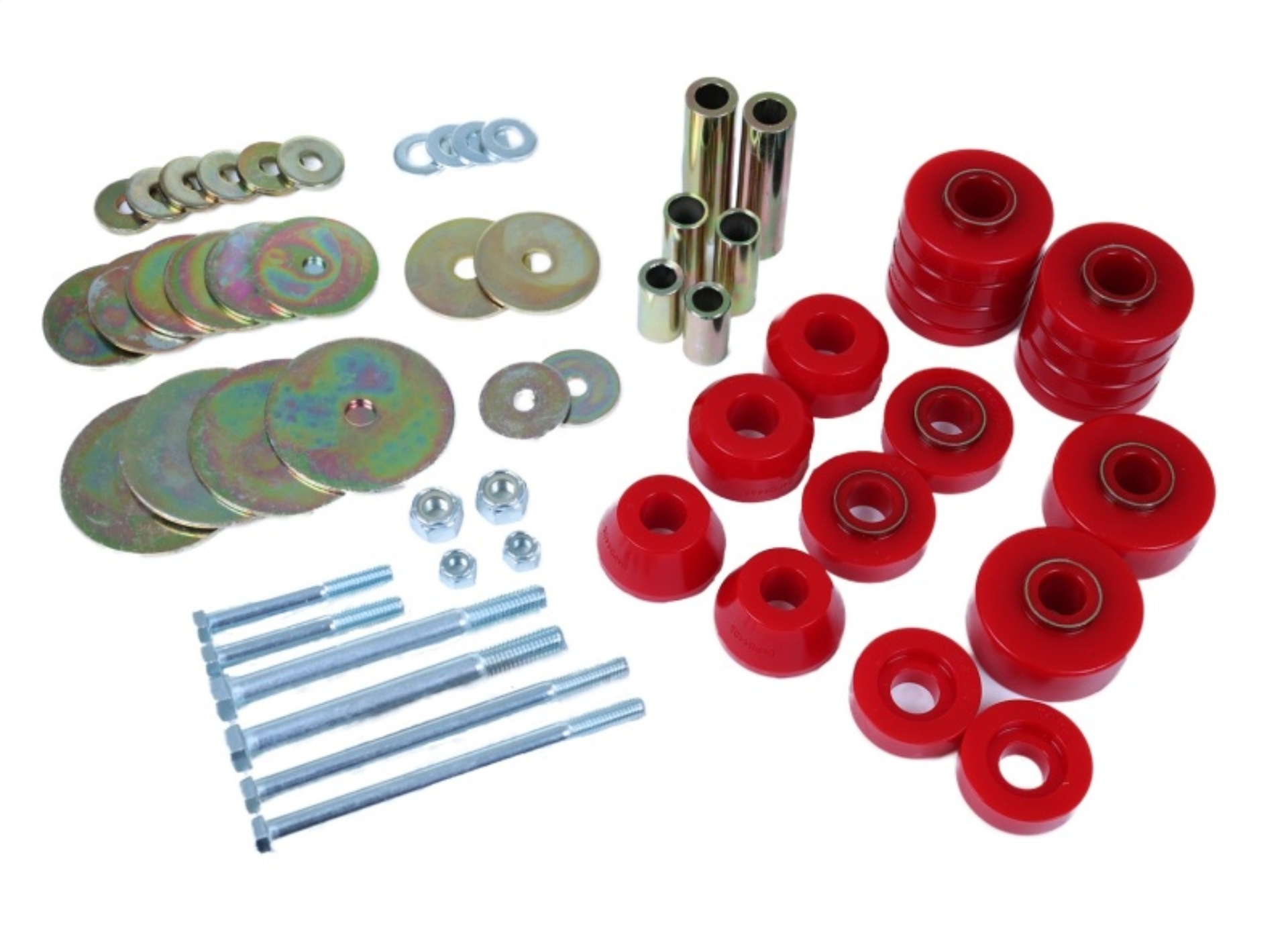 Picture of Energy Suspension 69-72 GMC C1500 Pickup Red Body Mount Bushing Set