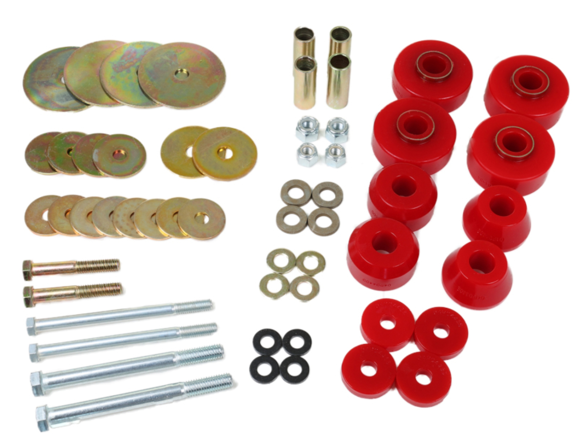 Picture of Energy Suspension 67-68 Chevrolet C-10 Pickup Red Body Mount Set