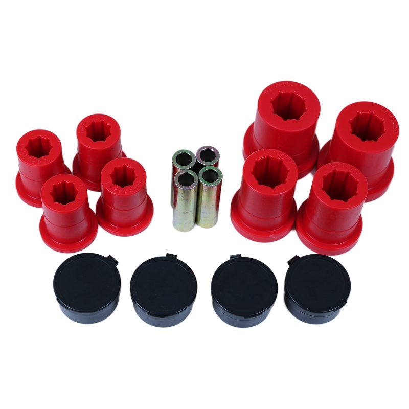 Picture of Energy Suspension 05-15 Toyota Tacoma 2WD (5-Lug) Front Control Arm Bushing Set - Red