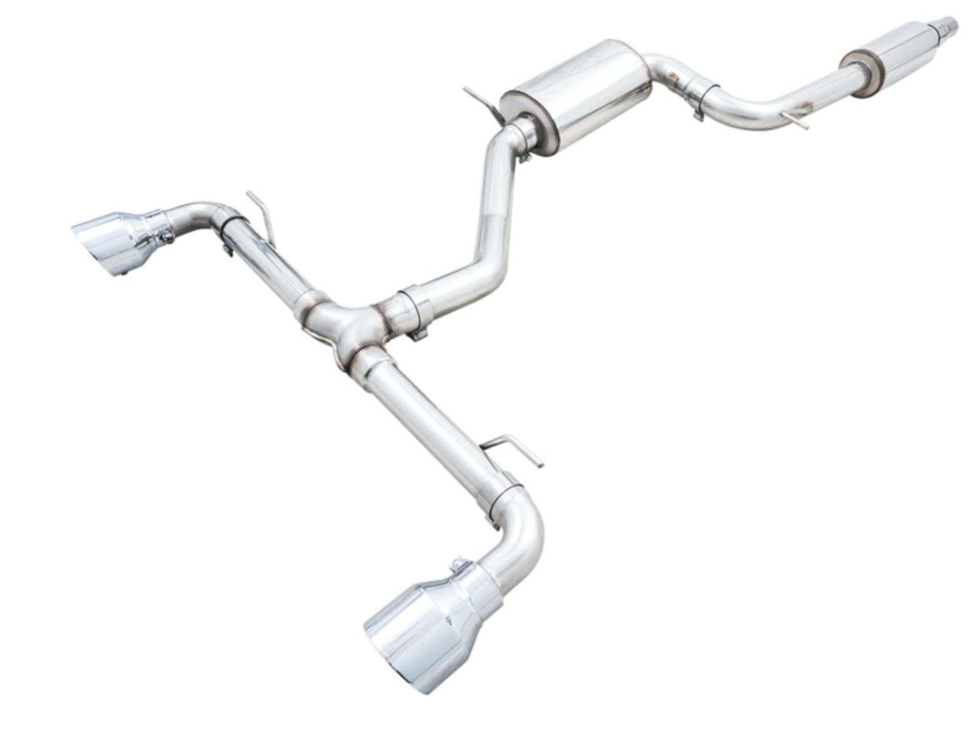 Picture of AWE Tuning 2022 VW GTI MK8 Touring Edition Exhaust - Chrome Silver Tips