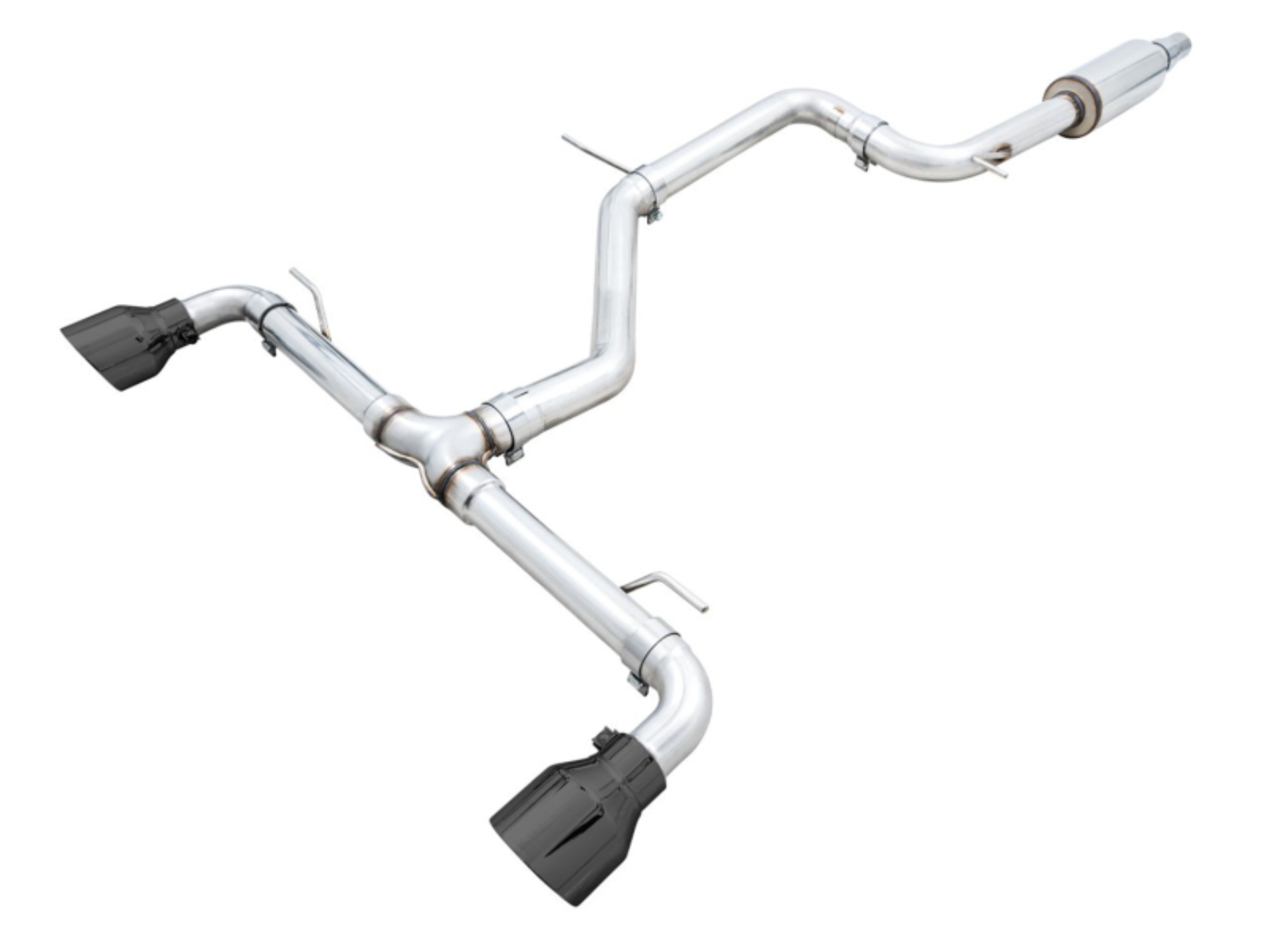 Picture of AWE Tuning 2022 VW GTI MK8 Track Edition Exhaust - Diamond Black Tips
