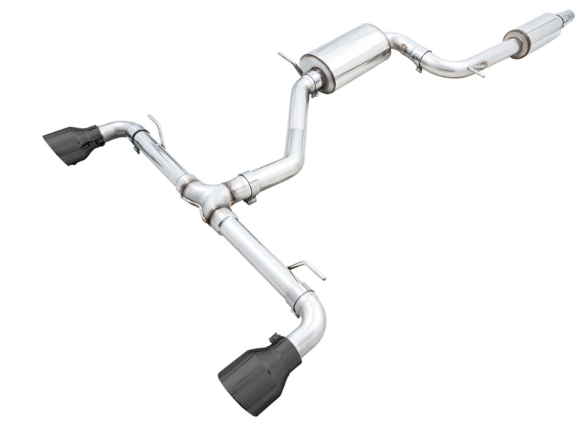 Picture of AWE Tuning 2022 VW GTI MK8 Touring Edition Exhaust - Diamond Black Tips