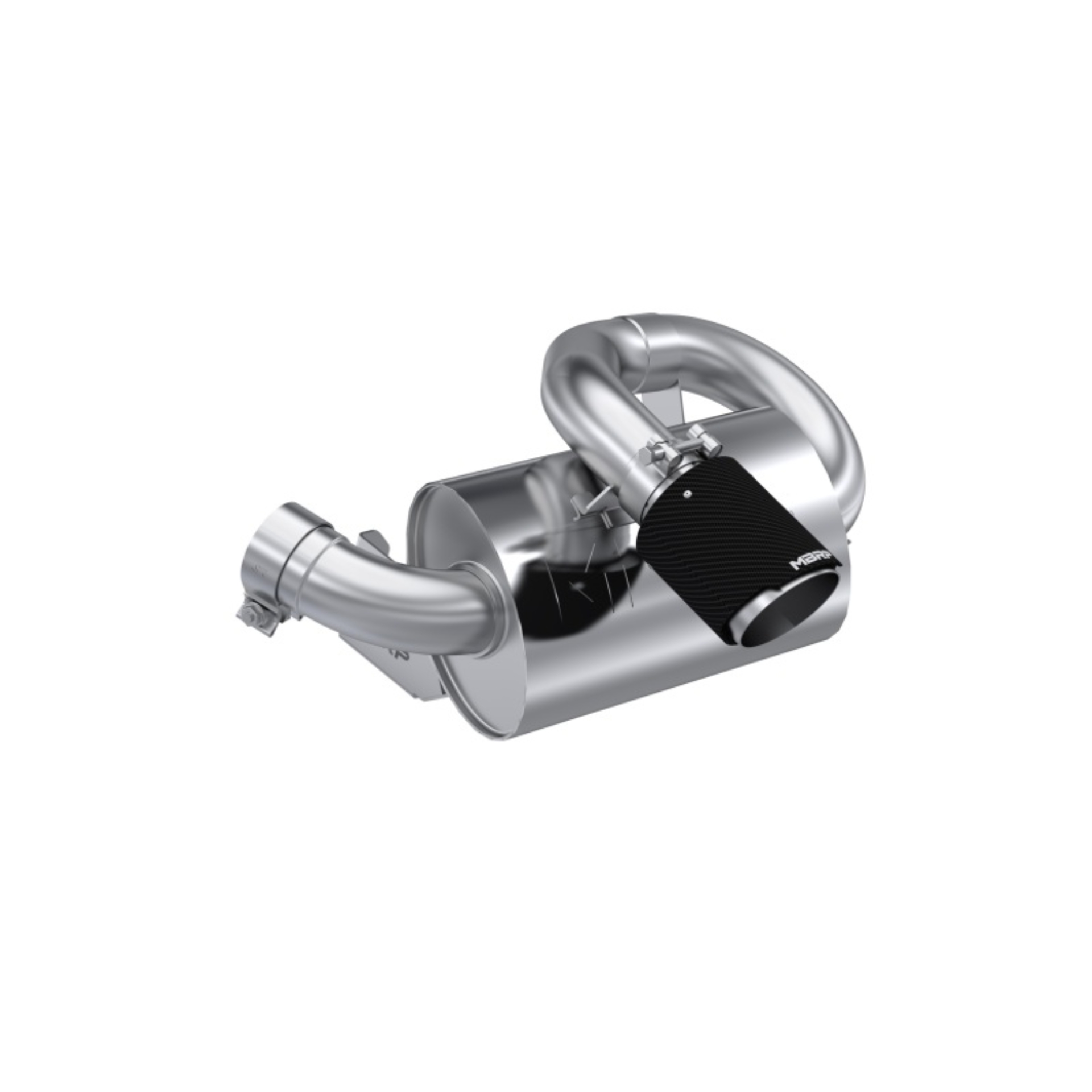 Picture of MBRP 21-22 Can-Am Commander 1000R Slip On Exhaust Center Exit - Performance Series