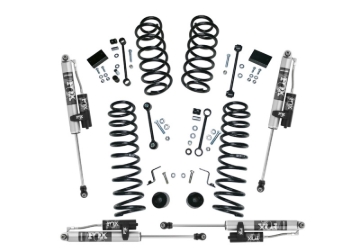 Picture of Superlift 18-22 Jeep Wrangler JL (NO Mojave) 4WD 2.5in Dual Rate Coil Lift Kit w/Fox 2.0 Res Shocks