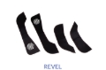 Picture of Revel GT Design Kick Panel Cover (Red Stitch) 16-19 Tesla Model 3 - 4 Pieces