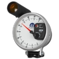 Picture of Autometer Mopar 5in / 10k RPM / Pedestal Mount White Tachometer w/ Shift Light