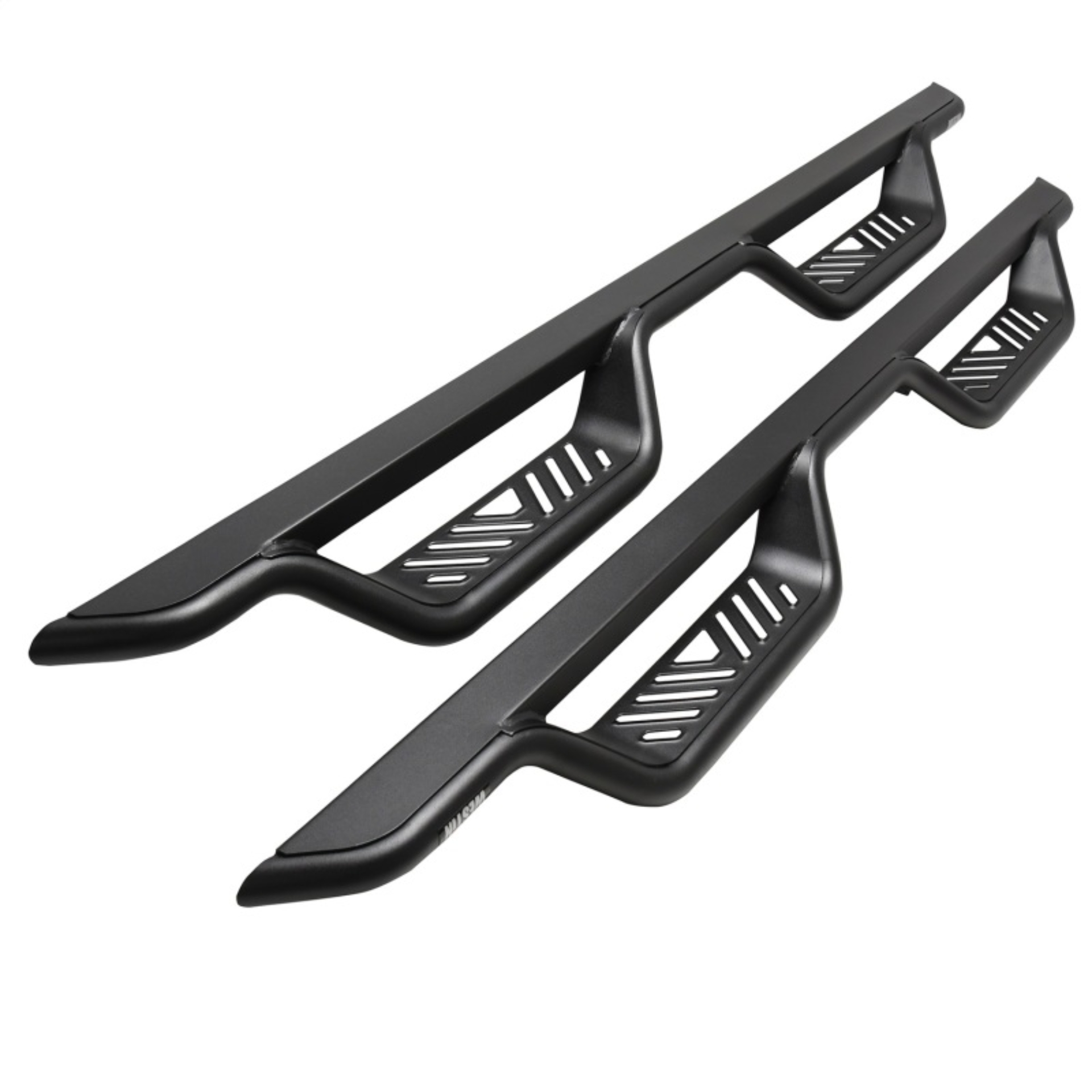 Picture of Westin 07-21 Toyota Tundra Double Cab Outlaw Nerf Step Bars - Textured Black