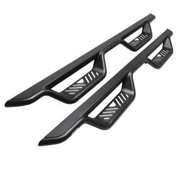 Picture of Westin 07-21 Toyota Tundra Double Cab Outlaw Nerf Step Bars - Textured Black
