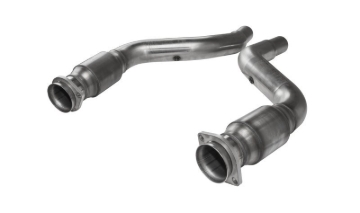 Picture of Kooks 08-15 Dodge Charger/Challenger SRT8 3in x OEM SS GREEN Catted Connection Pipes