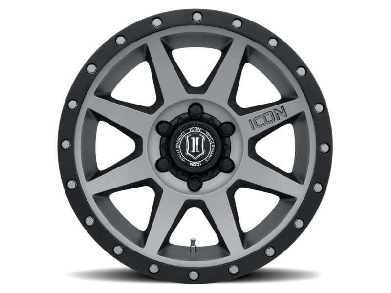 Picture of ICON Rebound 17x8.5 6x5.5 25mm Offset 5.75in BS 95.1mm Bore Titanium Wheel