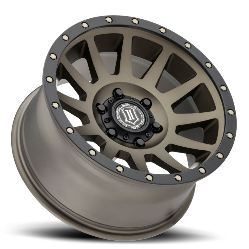 Picture of ICON Compression 18x9 6x5.5 25mm Offset 6in BS 95.1mm Bore Bronze Wheel