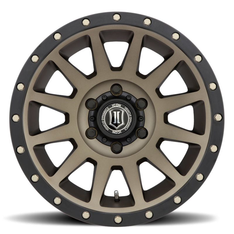 Picture of ICON Compression 18x9 6x5.5 25mm Offset 6in BS 95.1mm Bore Bronze Wheel