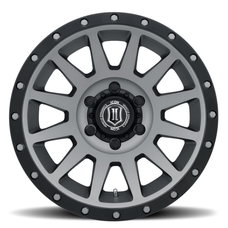 Picture of ICON Compression 18x9 6x5.5 25mm Offset 6in BS 95.1mm Bore Titanium Wheel