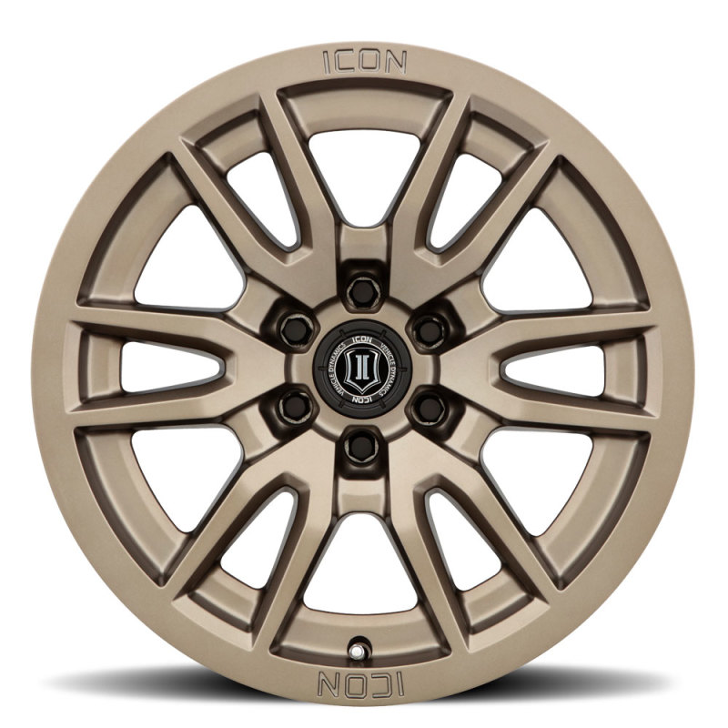 Picture of ICON Vector 6 17x8.5 6x5.5 25mm Offset 5.75in BS 95.1mm Bore Bronze Wheel