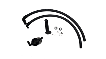 Picture of J&L 22-25 Toyota Tundra, 23-25 Sequoia 3.5L Turbo Oil Separator 3.0 Driver Side - Black Anodized