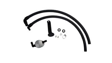 Picture of J&L 22-25 Toyota Tundra, 23-25 Sequoia 3.5L Turbo Oil Separator 3.0 Driver Side - Clear Anodized