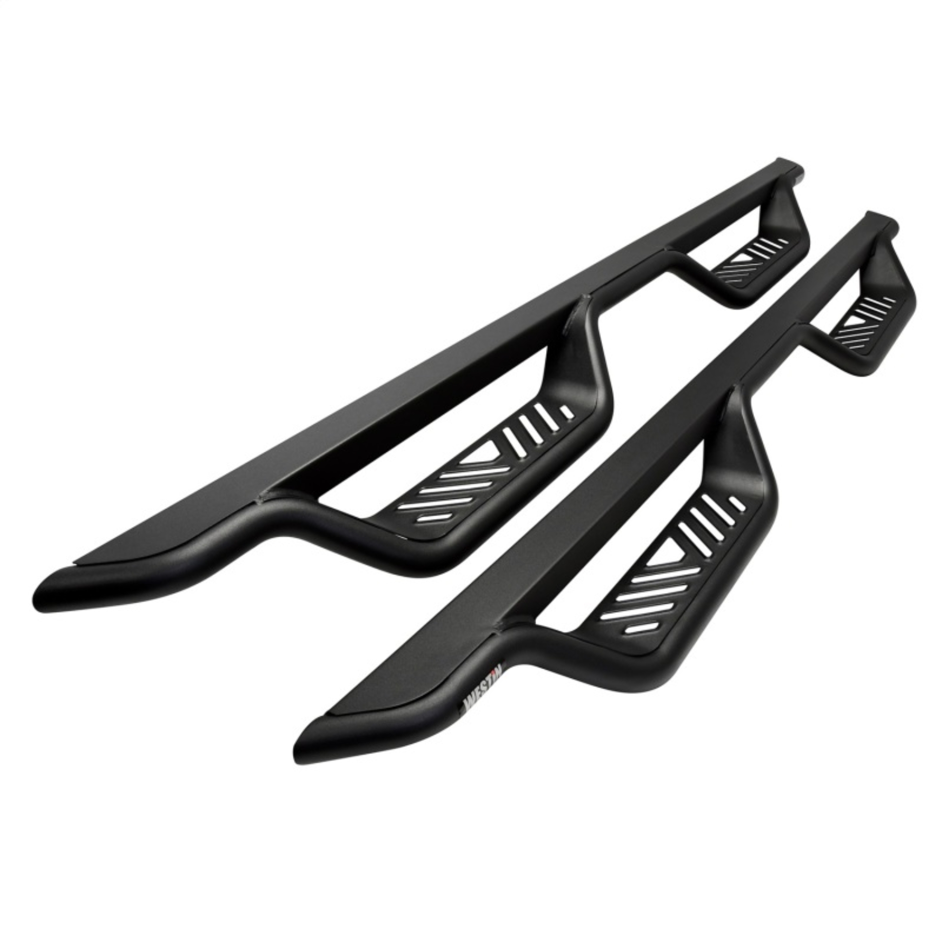 Picture of Westin 15-22 Chevrolet Colorado / GMC Canyon Crew Cab Outlaw Nerf Step Bars - Textured Black