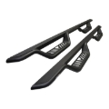 Picture of Westin 14-18 Chevrolet Silverado/GMC Sierra Crew Cab Outlaw Nerf Step Bars (Excl. Diesel) -Text. Blk