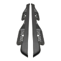 Picture of Westin 19-22 Chevrolet Silverado / GMC Sierra Double Cab Outlaw Nerf Step Bars - Textured Black
