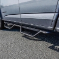 Picture of Westin 15-22 Chevrolet Colorado / GMC Canyon Crew Cab Outlaw Nerf Step Bars - Textured Black