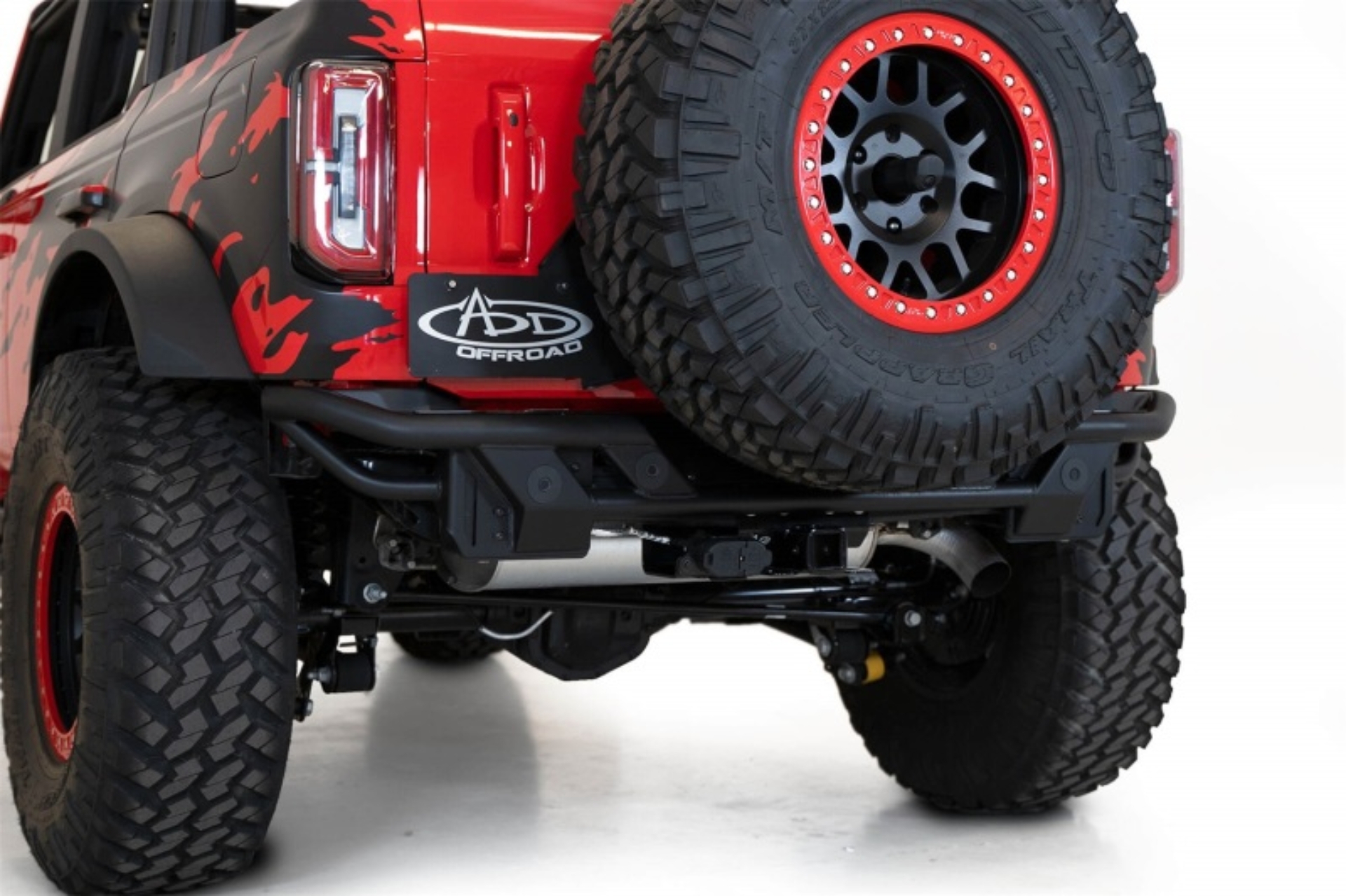 Picture of Addictive Desert Designs 21-22 Ford Bronco Pro Bolt-On Rear Bumper