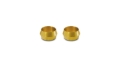 Picture of Vibrant 5/8in Brass Olive Hardline Tubing Inserts (2 Pack)