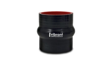 Picture of Vibrant Silicone Hump Hose Coupler 1.625in ID x 3.00in Long - Black