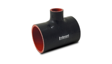 Picture of Vibrant Silicone T-Hose Coupler Hose ID 2.75in Overall Length 4in Branch ID 1in