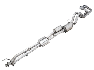Picture of AWE Tuning 16-22 Toyota Tacoma 0FG Cat-Back Exhaust w/ BashGuard - Dual Chrome Silver Tips