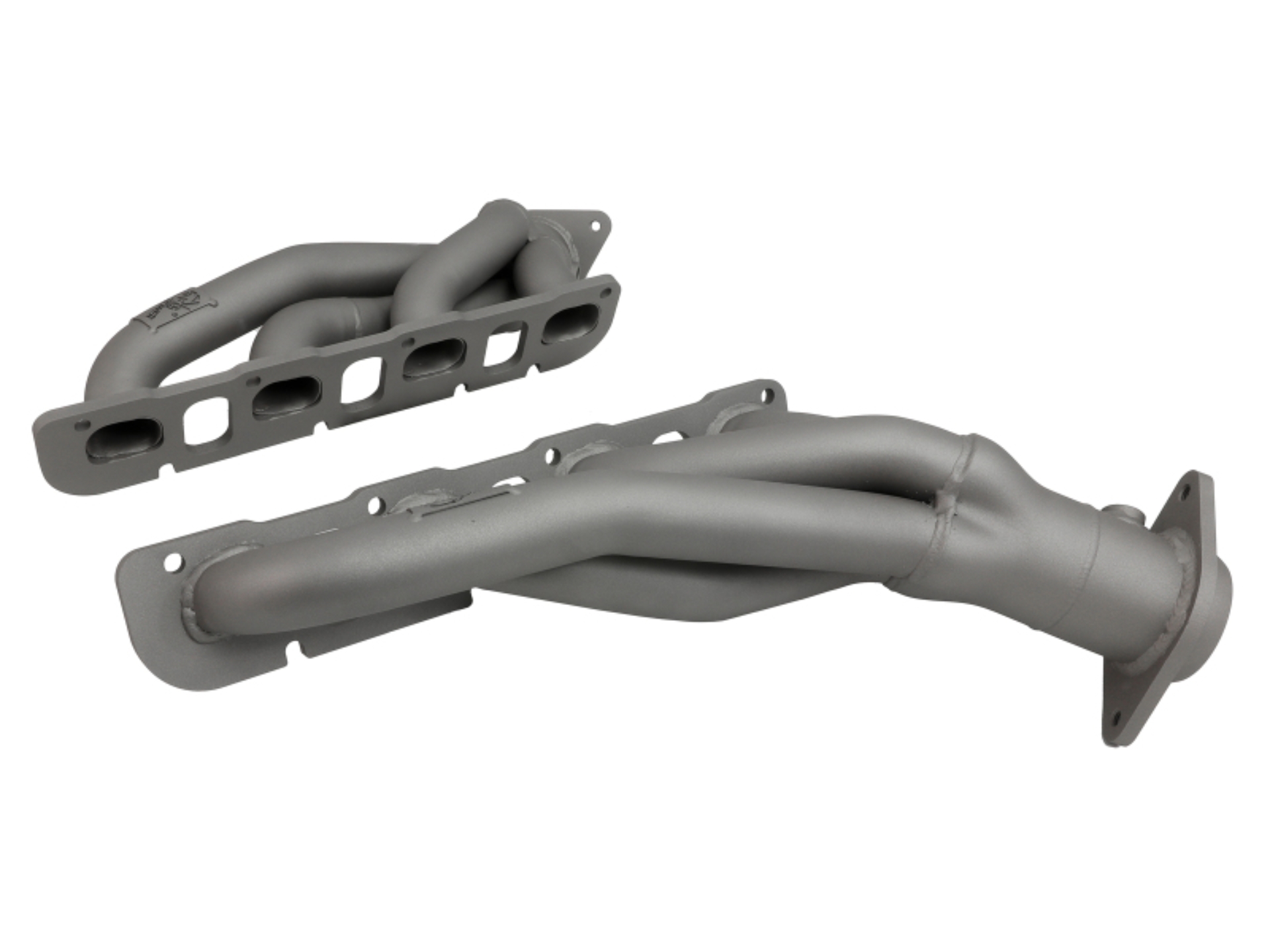 Picture of aFe Twisted Steel 304SS Short Header 15-22 Dodge Challenger SC V8-6.2L / 6.4L HEMI Titanium Coating