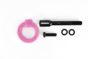 Picture of PERRIN 02-07 Subaru WRX/STI Tow Hook Kit (Front) - Hyper Pink