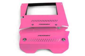 Picture of PERRIN 15-21 Subaru WRX Engine Cover Kit (Intercooler & Pulley Covers Incl.) - Hyper Pink