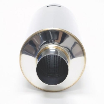 Picture of BLOX Racing 76.2mm N1 Angled Tip Muffler Universal