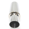 Picture of BLOX Racing 76.2mm N1 Straight Tip Muffler Universal