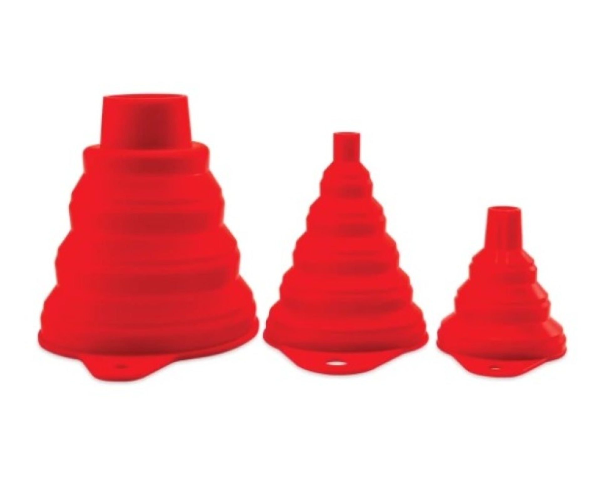 Picture of Griots Garage Collapsible Silicone Funnels - Set of 3