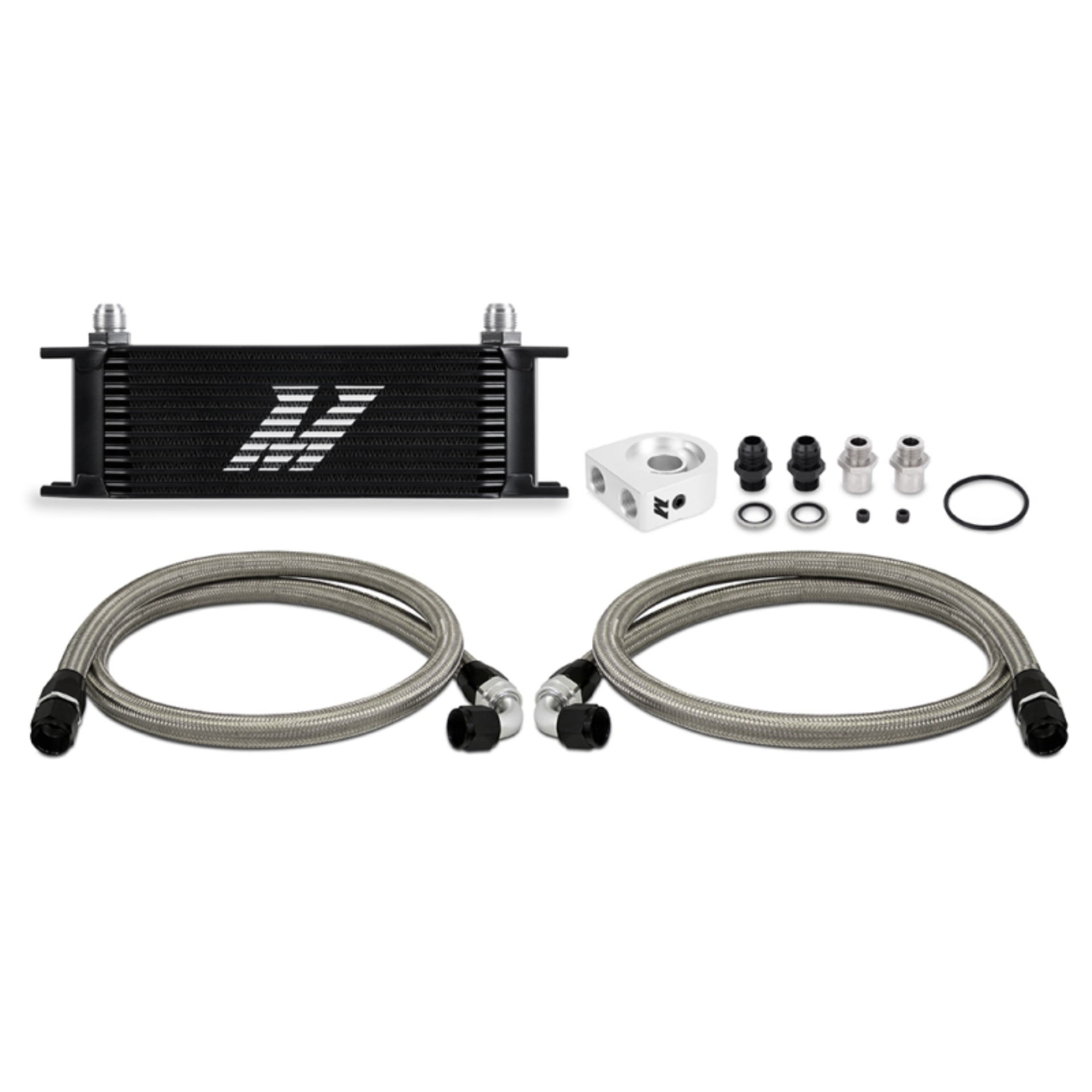 Picture of Mishimoto Universal 13 Row Oil Cooler Kit (Black)