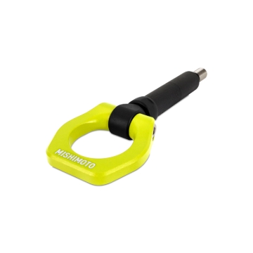 Picture of Mishimoto 02-07 Subaru WRX/STI Neon Yellow Racing Front Tow Hook