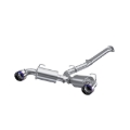 Picture of MBRP 13-16 Subaru BRZ 2.0L/ 2.4L 3in Dual Split Rear Cat Back w/Burnt End Tips- T304