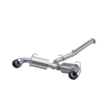 Picture of MBRP 13-16 Subaru BRZ 2.0L/ 2.4L 3in Dual Split Rear Cat Back w/Burnt End Tips- T304