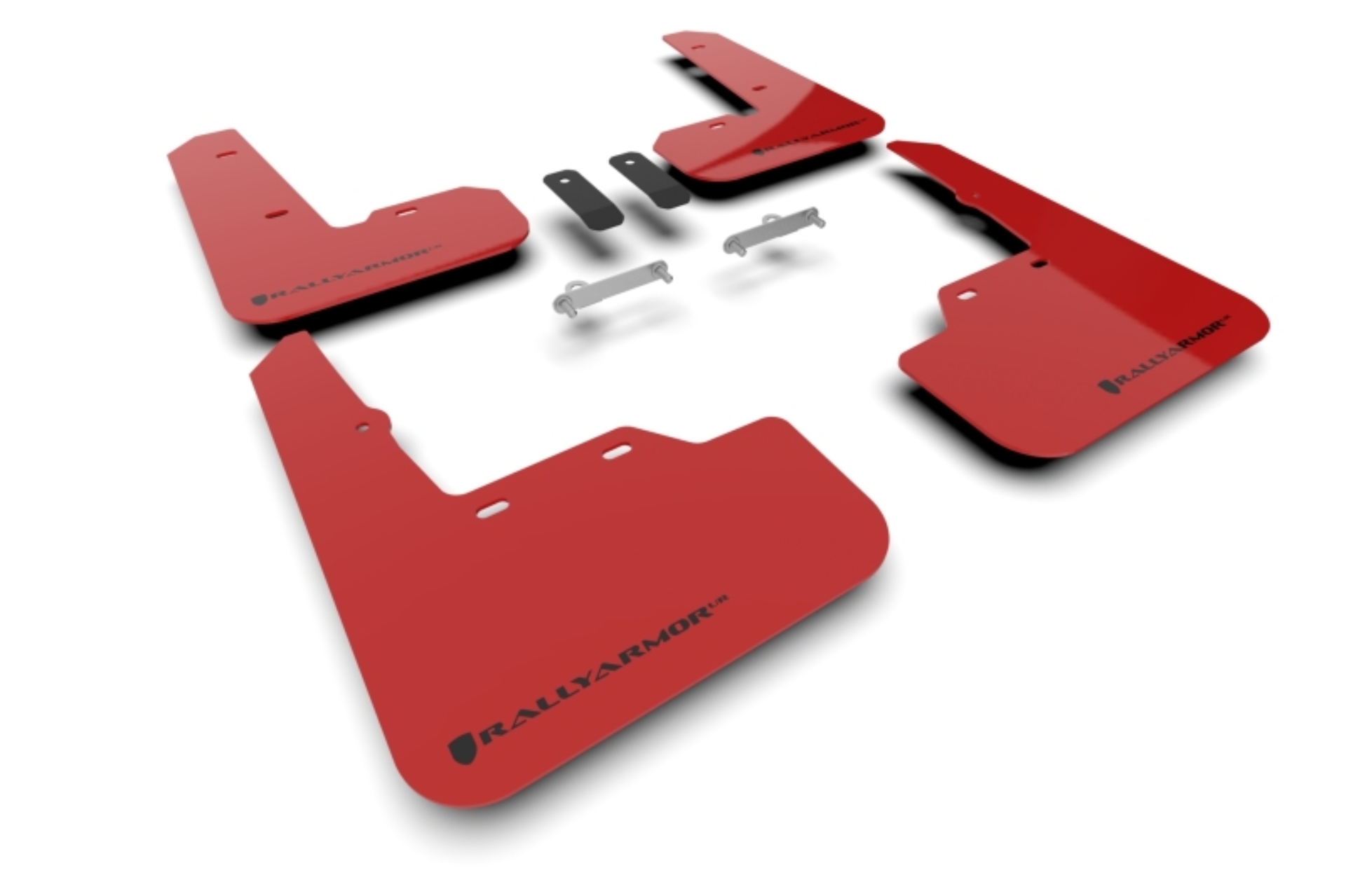 Picture of Rally Armor 22-26 Subaru WRX Red UR Mud Flap w/Black Logo