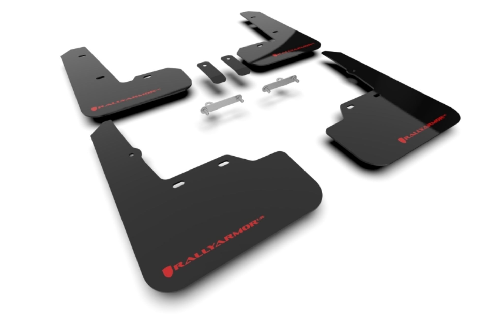 Picture of Rally Armor 22-26 Subaru WRX Black UR Mud Flap w/Red Logo