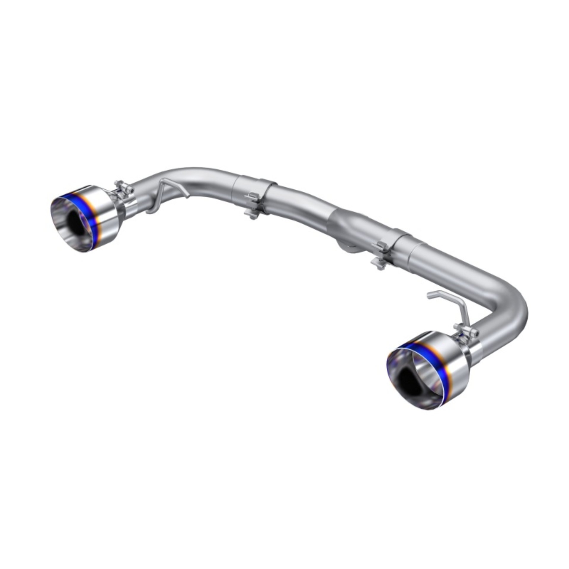 Picture of MBRP 2022 Subaru BRZ 2.4L/Toyota GR86 2.4L 2.5in Dual Split Rear Exit w/5in OD Burnt End Tips - T304