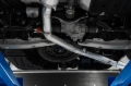 Picture of MBRP 2022+ Ford Maverick Aluminized Steel 4in OD Tip Single Side Exit 3in Cat Back Exhaust