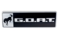 Picture of Ford Racing Bronco/Bronco Sport G.O.A.T. Badge - Black/Chrome