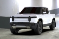 Picture of Rally Armor 22-25 Rivian R1T Black UR Mud Flap w/Nitrous Blue Logo