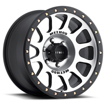Picture of Method MR305 NV 17x8.5 25mm Offset 6x5.5 108mm CB Machined/Black Street Loc Wheel